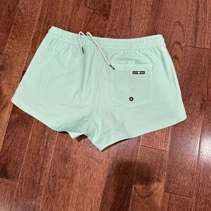 Salty Crew Mint Green Athletic Shorts